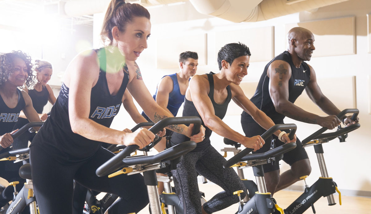 Easy pace indoor cycling rides