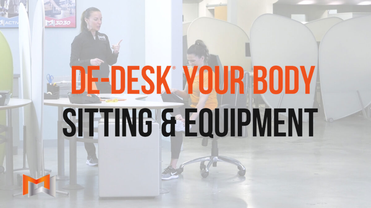 De-Desk Your Body: Sitting & Equipment